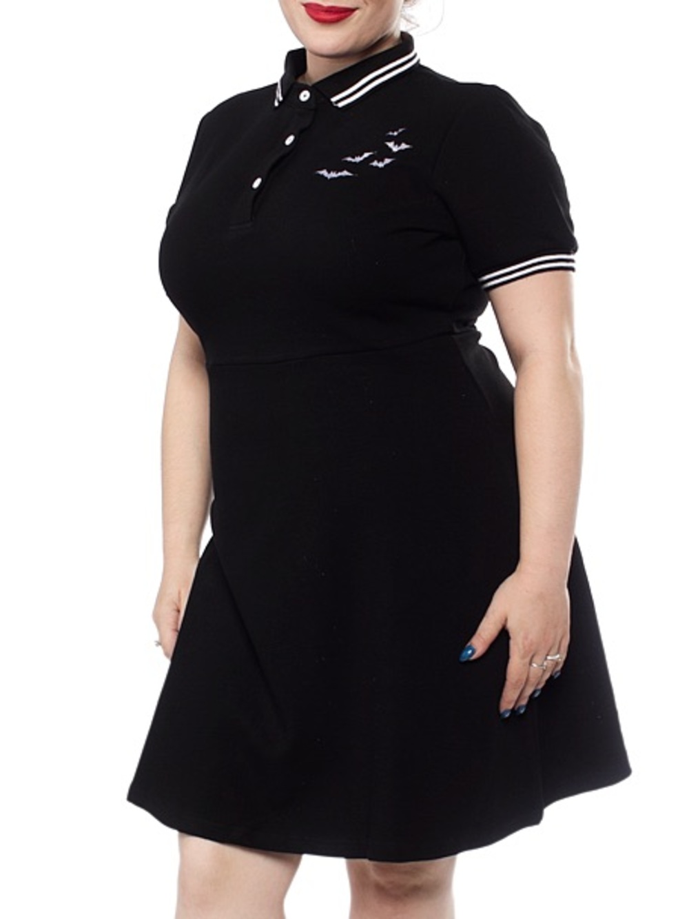 Sourpuss Bats Polo Dress